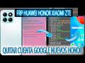 FRP HONOR X7b X8b X40 Y MAS HUAWEI XIAOMI ZTE HISENCE SAMSUNG QUITAR CUENTA GOOGLE UPDATE UNLOCKTOOL