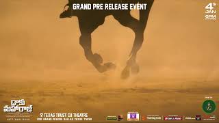 Daaku Maharaaj Grand Pre-Release Event Announcement Trailer | God of Masses NBK | Anil Ravipudi