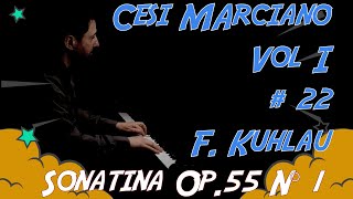 Sonatina op. 55 N°1 Friedrich Kuhlau - Cesi Marciano vol. 1 N° 22