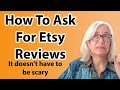 How to ask for reviews on Etsy with an automatic message. Selling on Etsy for beginners