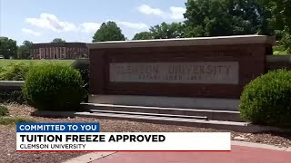 Clemson University approves tuition freeze for coming school year