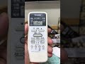 How to used japanese ac remote