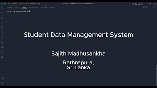 Simple Student Data Management System Using Python and SQLite