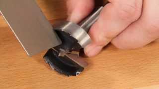 Trend Diamond Sharpening Credit Card and Carvers Stone for Woodturning Tools