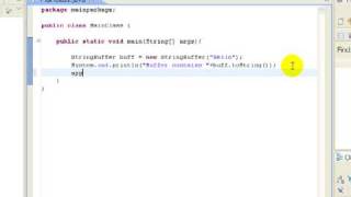 How to use the Java StringBuffer class