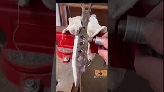 Forging Wraith Kunai Apex Legends #blacksmith #knife #bladesmith #knifemaking #gamer #shorts