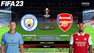 FIFA 23 | Manchester City vs Arsenal - Europa League - PS5 Gameplay