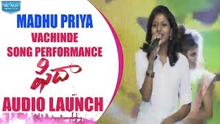 Singer Madhu Priya Song Performance @ Fidaa Audio Launch | Varun Tej, Sai Pallavi | Sekhar Kammula