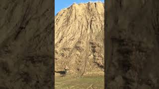 Guy Shows Amazing Balance And Reaches Mountain Top With Dirt Bike