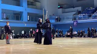 【決勝】【社會及大專女子團體組】【土曜會 E×台北劍道館B】【1常悅×簡瑩珊・2高橋×沈育宣・3北澤×吳昀庭】111年度臺北市中正盃劍道錦標賽(20221217)