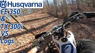 Husqvarna FE 350 and TX300i Trail Riding POV