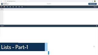 PCAP - Programming Essentials in Python: Module 3 (Lists-part 1)