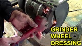 Cleaning Bench Grinder Wheel - Dressing Stone, Tool, Maintenance