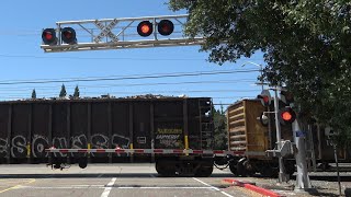 UPY 1009 Florin Flyer Local - Mine Shaft Ln. Railroad Crossing Rancho Cordova, CA