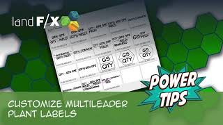 Power Tip: Customize Multileader Plant Labels