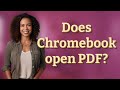 Does Chromebook open PDF?