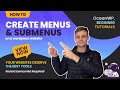 🛠 How to Add a Menu and Submenu Items to a WordPress Website