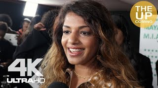 MIA interview at Matangi/Maya/MIA premiere at Curzon Mayfair