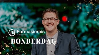 Donderdag | 26 Desember 2024 | Formasiereis: Met verwondering en refleksie