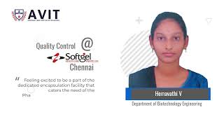 AVIT-Placement Stories 2023, Hemavathi V, Dept of Biotech