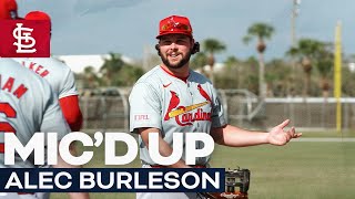 Mic'd Up: Alec Burleson | Spring Training 2024 | St. Louis Cardinals