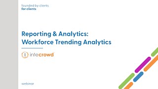 Reporting & Analytics | Workforce Trending Analytics