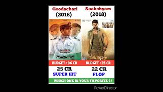 Goodachari Vs Saakshyam Movie Comparison || Box Office #shorts #goodachari #bellamkondasreenivas