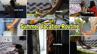 SUMMER VACATION MORNING-NIGHT ROUTINE🔆/Make Boring Vacations 'Interesting & Prod