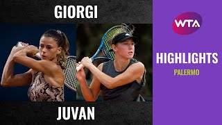 Camila Giorgi vs. Kaja Juvan | 2020 Palermo Second Round | WTA Highlights