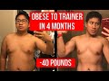How I Lost 40 Pounds and Became a Trainer in 4 Months! (WEIGHT LOSS TRANSFORMATION)