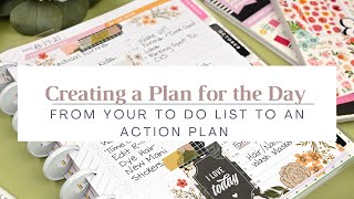 Creating a Daily Plan from a Master To Do list