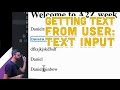 1.3: Getting Text form User: Text Input - Programming with Text