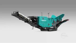 Самоходная роторная дробилка Powerscreen Trakpactor 550