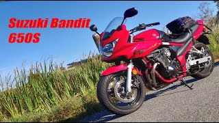 2005 Suzuki Bandit 650S exhaust comparison clips