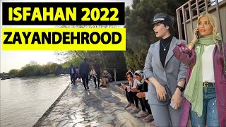 ISFAHAN 2022 : Relaxing walk along the Zayandeh Rood | Walk Relaxing