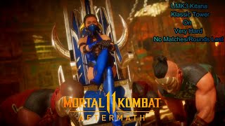 Mortal Kombat 11 Aftermath - UMK3 Kitana Klassic Tower On Very Hard No Matches/Rounds Lost