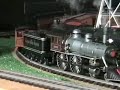 mth premier nyc 999 o gauge steam locomotive with 19th cent. passenger cars