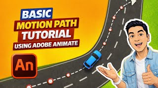 Basic Motion Path Animation Using Adobe Animate | Step-by-Step Beginner Tutorial