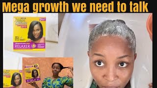 WATCH  THIS BEFORE RELAXING YOUR HAIR + REVIEWING THE NEW MEGA GROWTH RELAXER  SENSITIVE CARE !!!