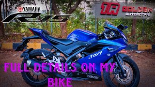 First Time modified Bike || total Cost Details || Useful Extra fitting 😮