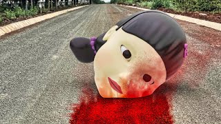 Squid Game in Real Life, Red Light Green Light, RIP Doll | Action Boy