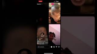 Wings and messy maj argue on ig live ￼