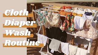 Cloth Diaper Wash Routine