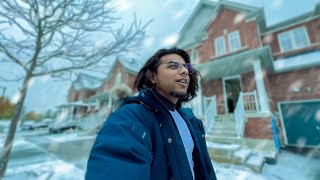 Finally winter arrived / My first winter in Canada vlog 2022 / Freezing cold 🥶!!?