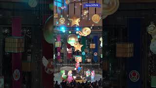 可愛いスーパーマリオライティングショー 丸の内 クリスマス コラボ イルミネーション 2024 Tokyo,Marunouchi Super Mario illumination #shorts