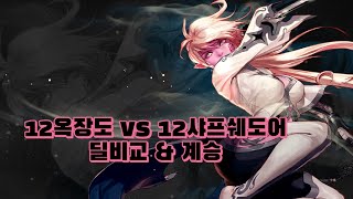 [던파 백선생] 12샤프쉐도어 vs 12암살단장옥장도 딜비교 \u0026 계승