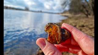 Achate an der Elbe suchen - Edelsteinsuche in Deutschland #2