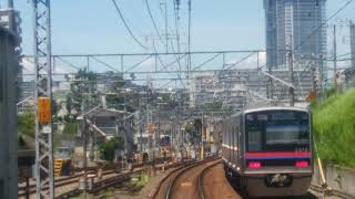 京成電鉄前面展望京成大久保から京成津田沼駅まで