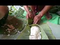 garo traditional folding rice with banana leaf mi tepa terik bijak o @sarahsangma