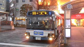 京成バスE155号車小76一之江駅・二枚橋経由小岩駅行き葛西駅発車シーン